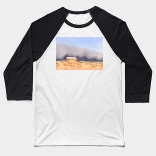 Cottage in Winter Baseball T-Shirt